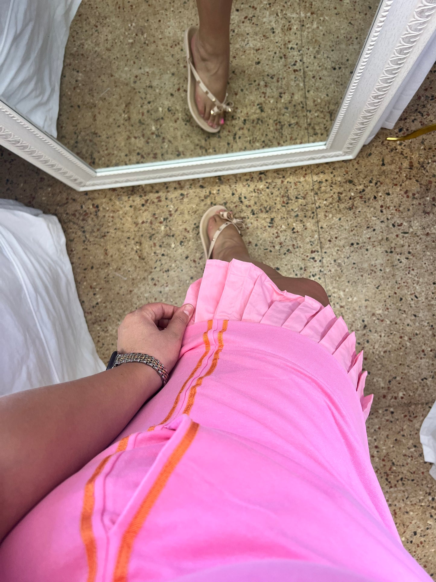 Solid Sleeveless Dress With Pockets