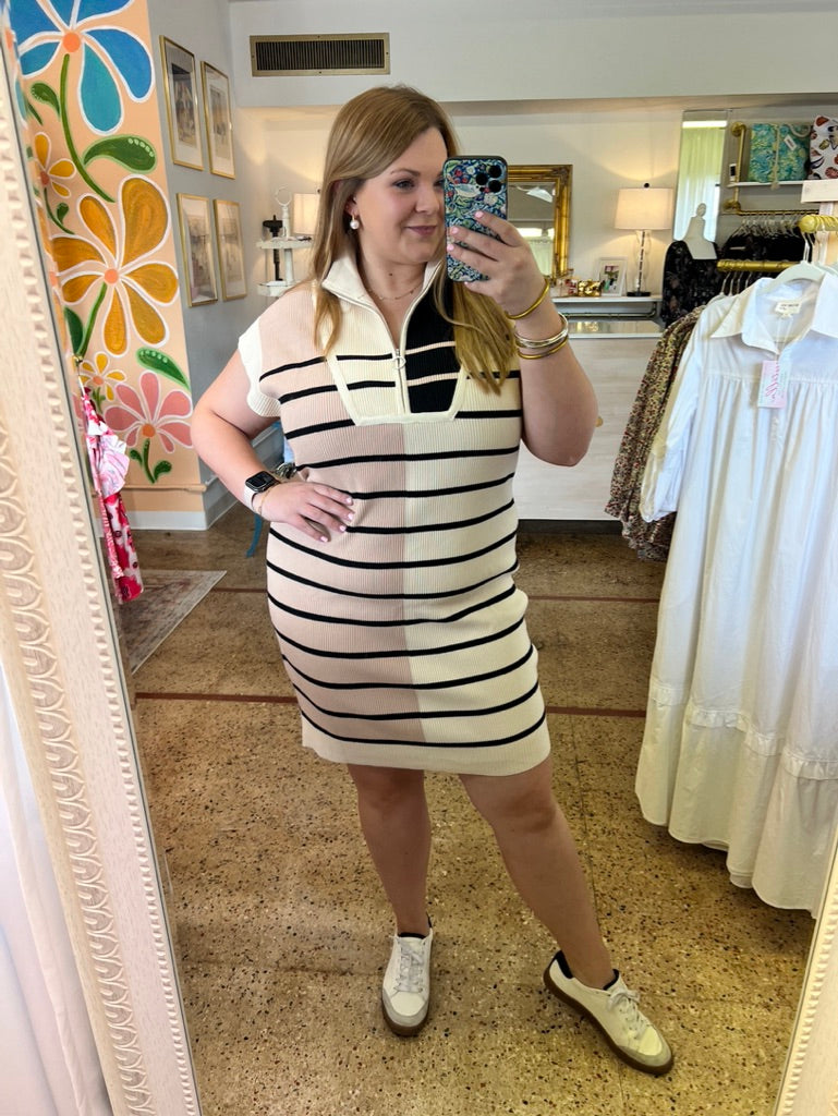 Sleeveless Sweater Dress