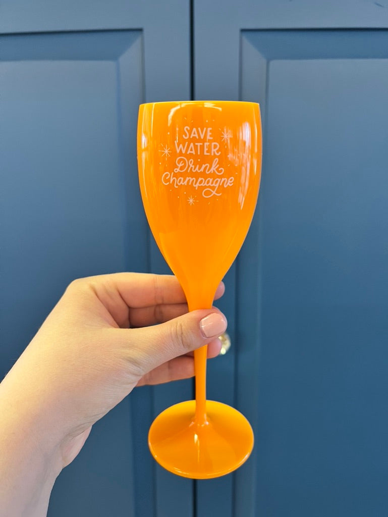 Acrylic Champagne Flutes