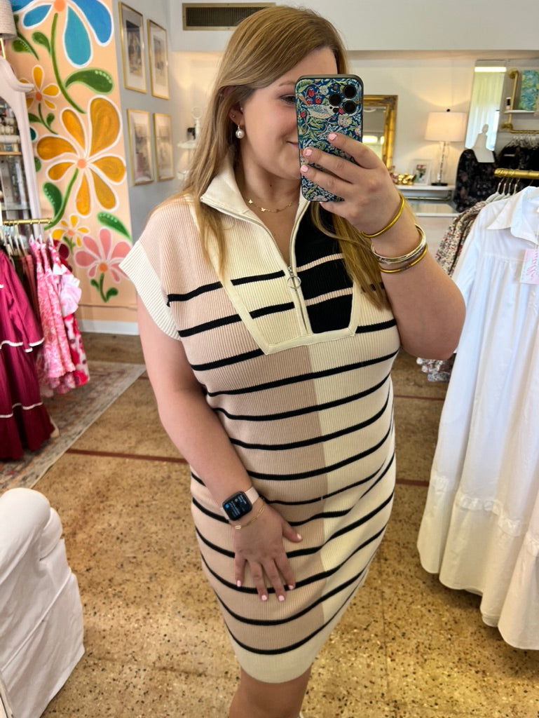 Sleeveless Sweater Dress