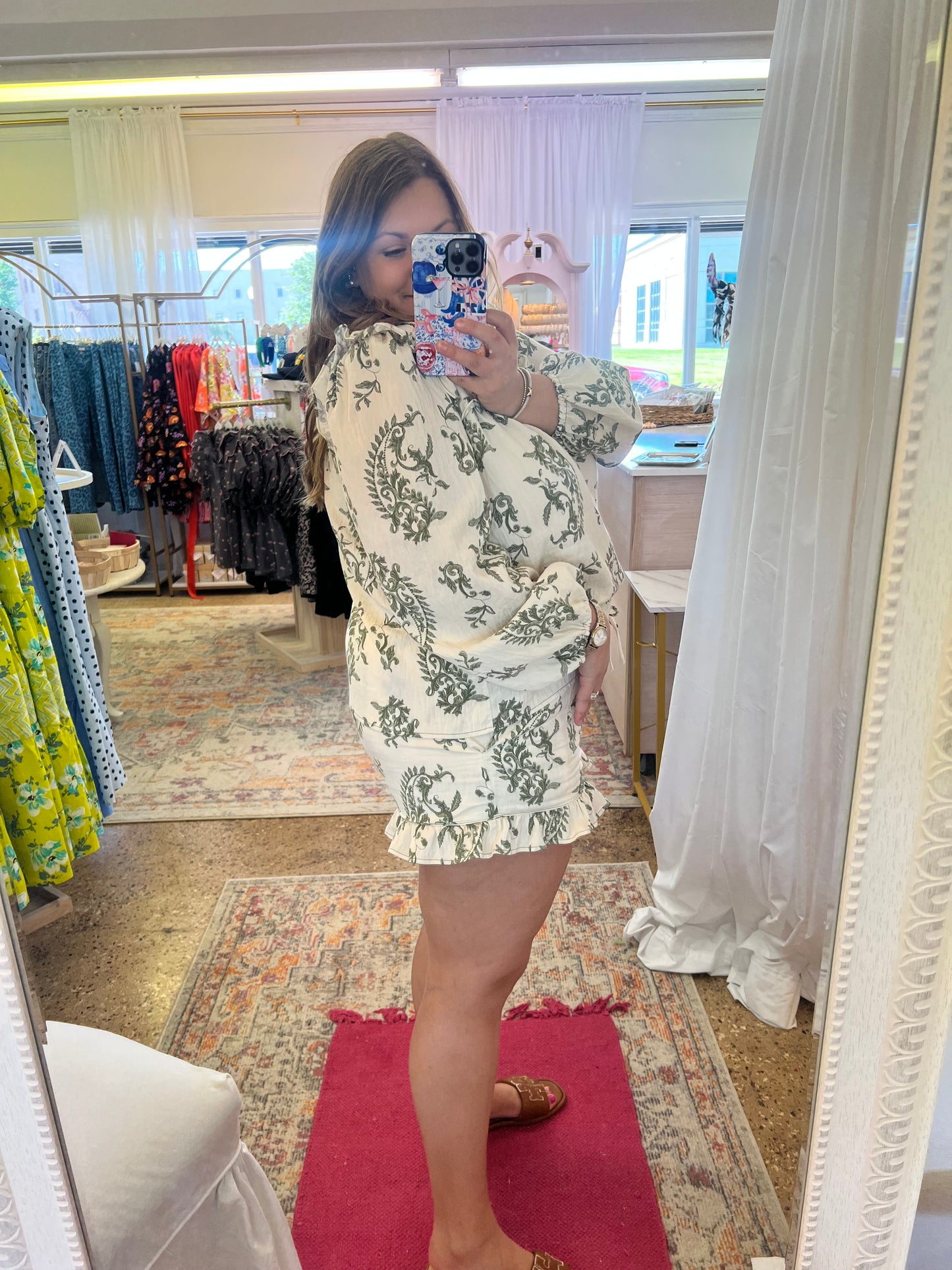 Floral Babydoll Short Set