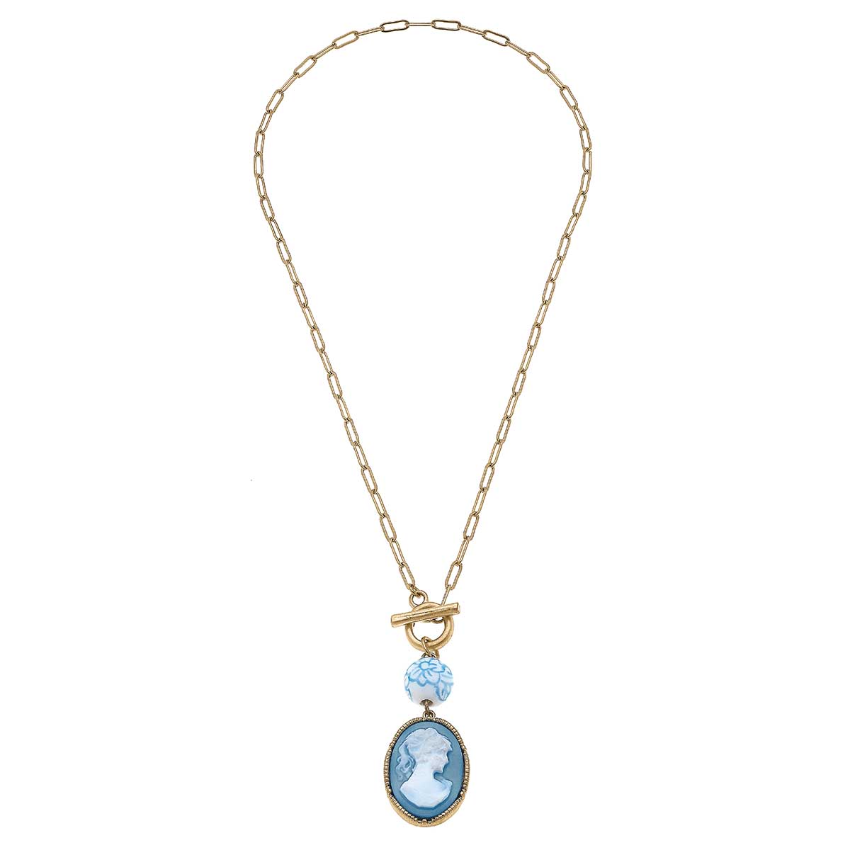 Vesper Cameo Pendant Necklace