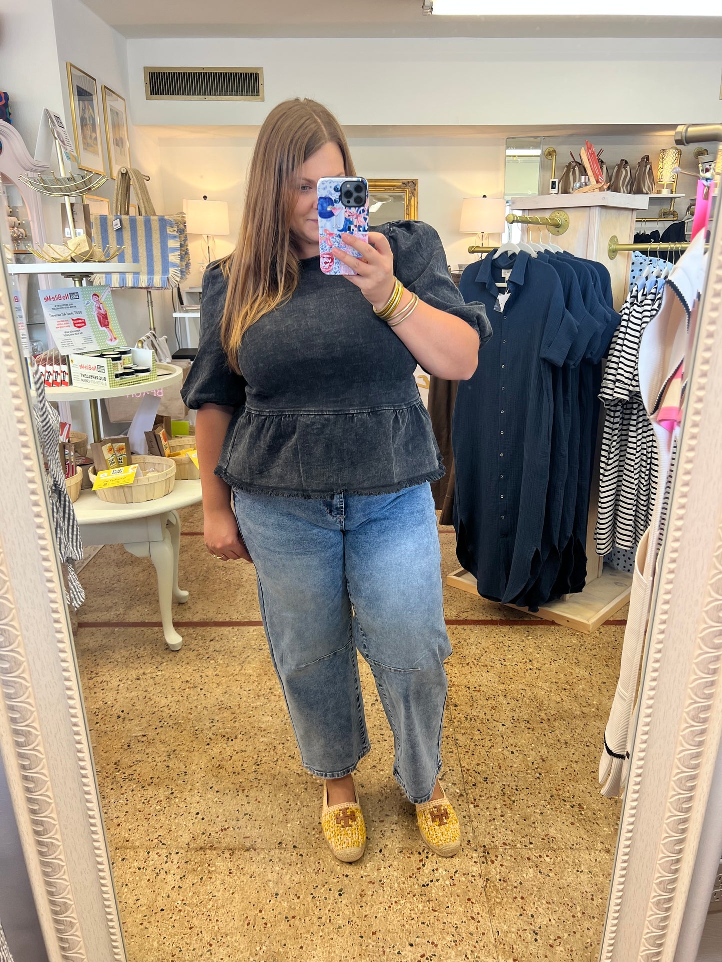 High Waist Barrel Jeans
