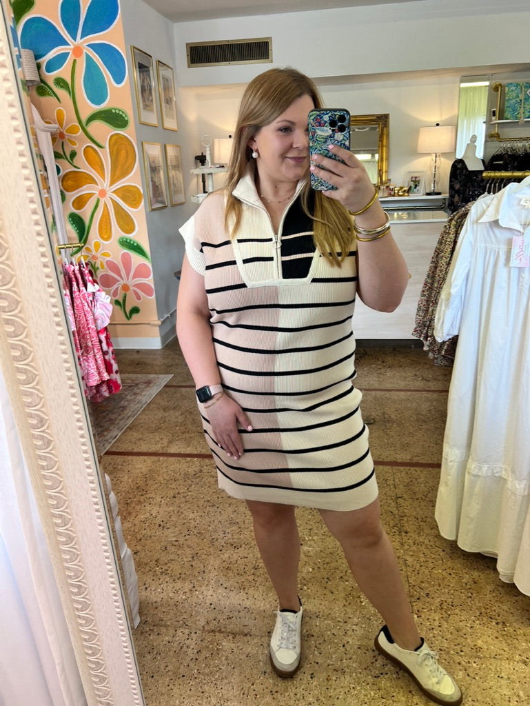Sleeveless Sweater Dress