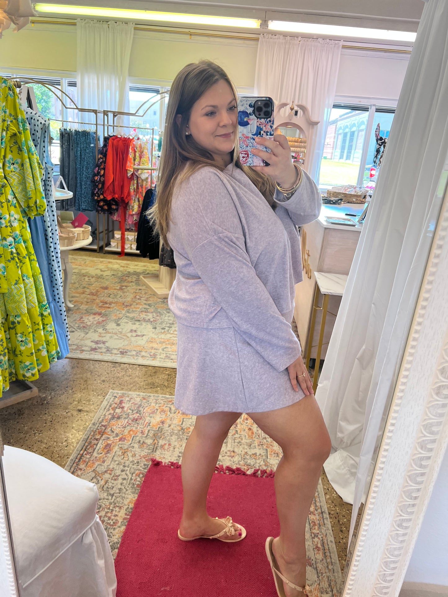 Violet Flare Short Set