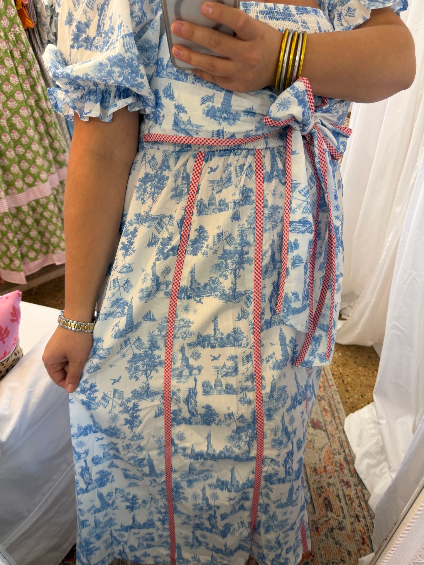 Stars & Stripes Midi Dress
