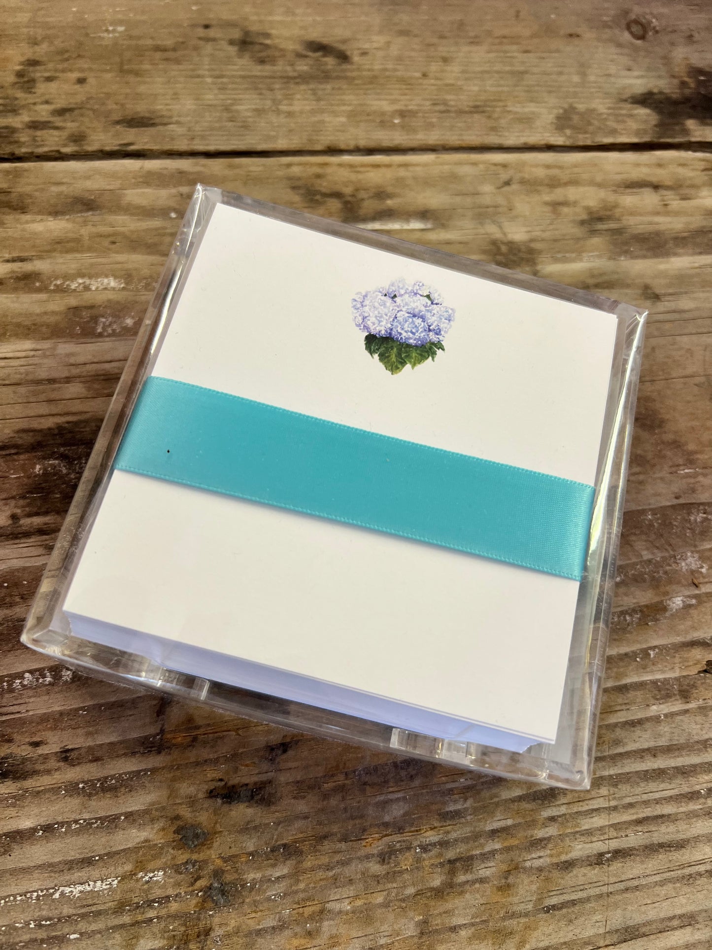 Hydrangea Desk Set Note Pad