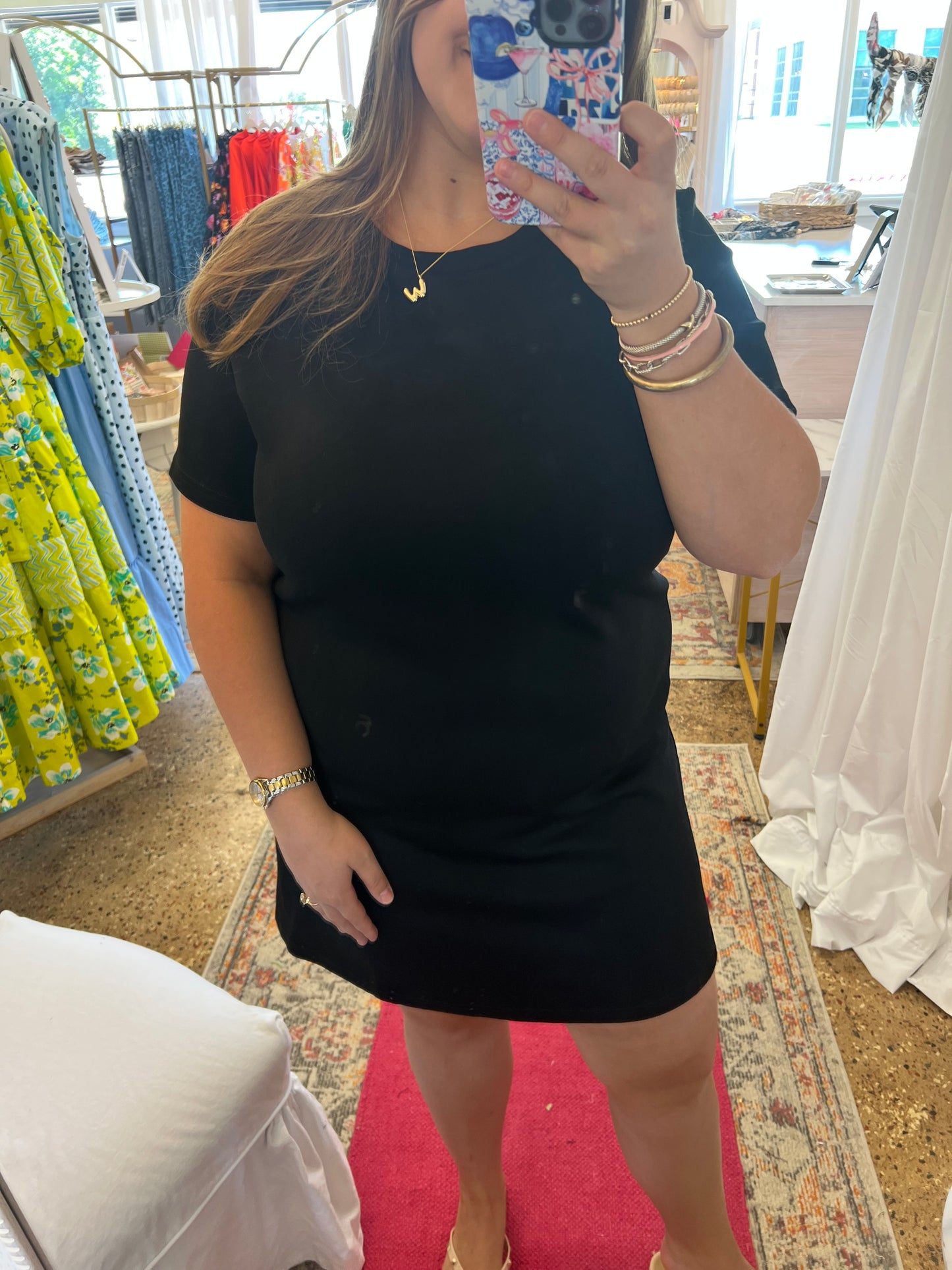 P. CILL Butter Modal Short Sleeve Dress