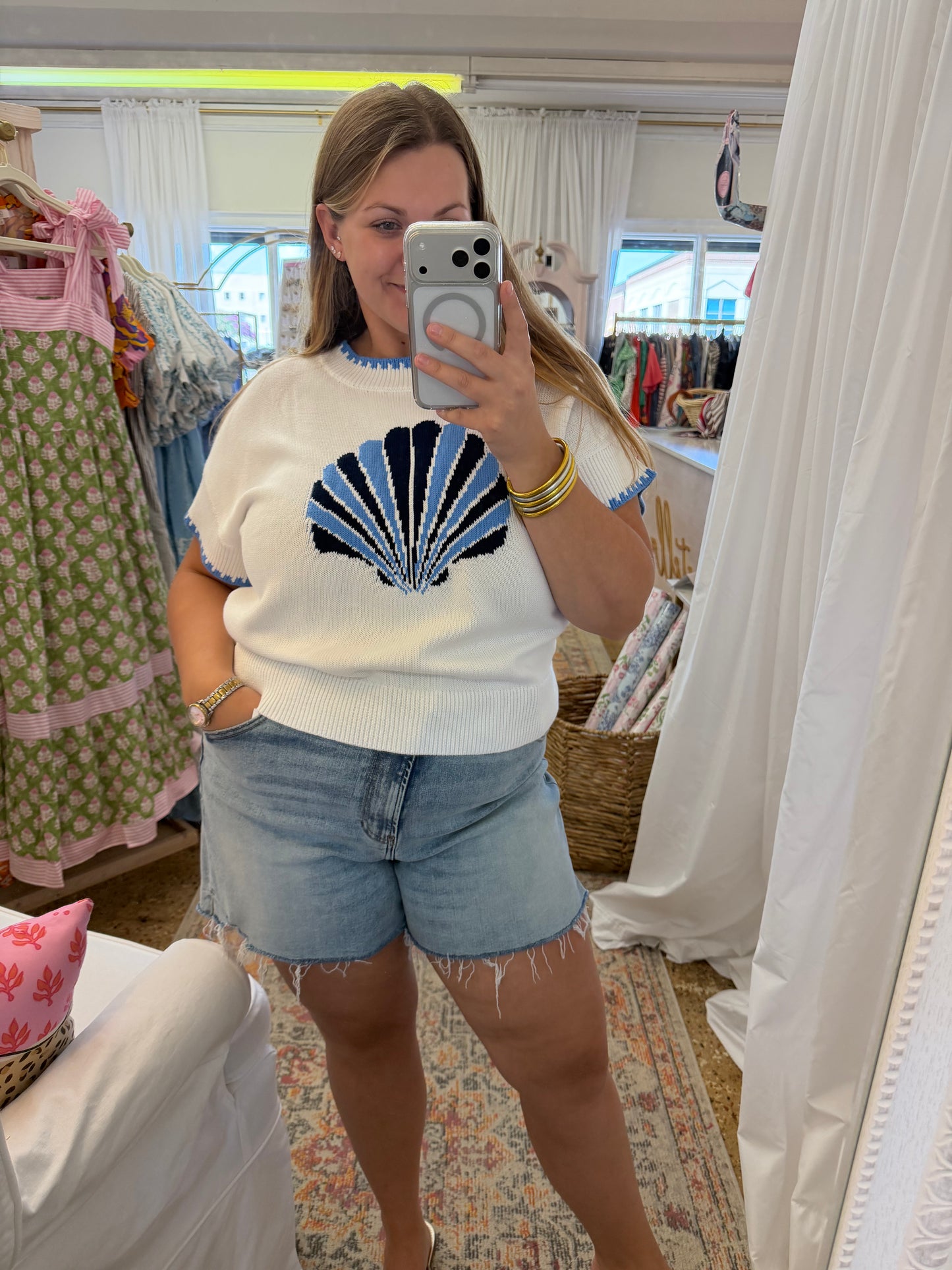 Summer Shell Sweater