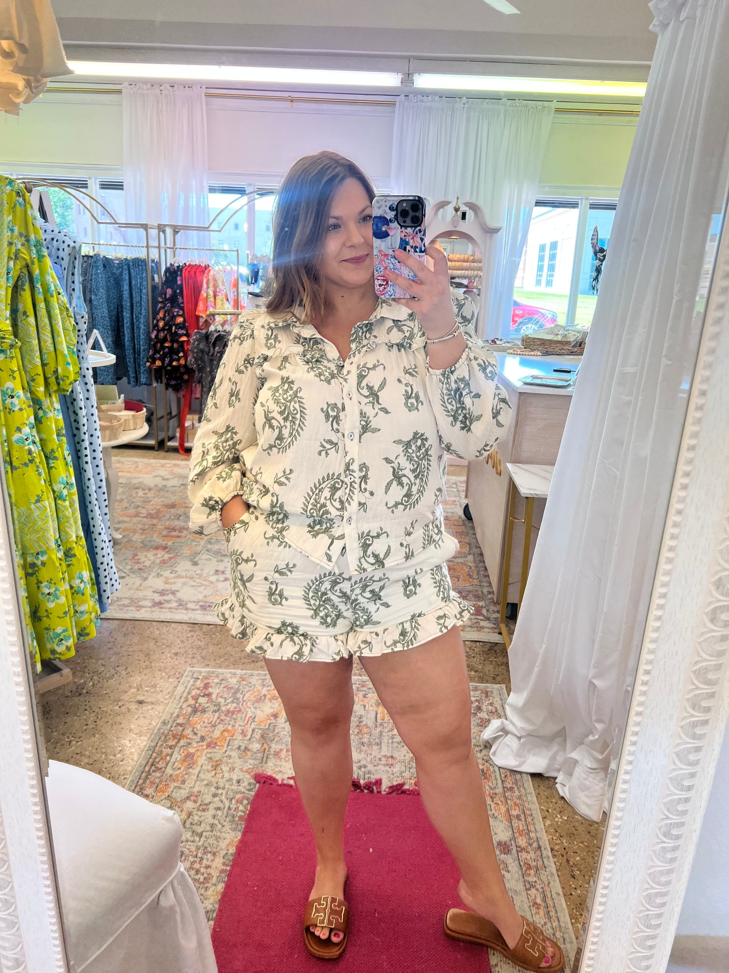 Floral Babydoll Short Set