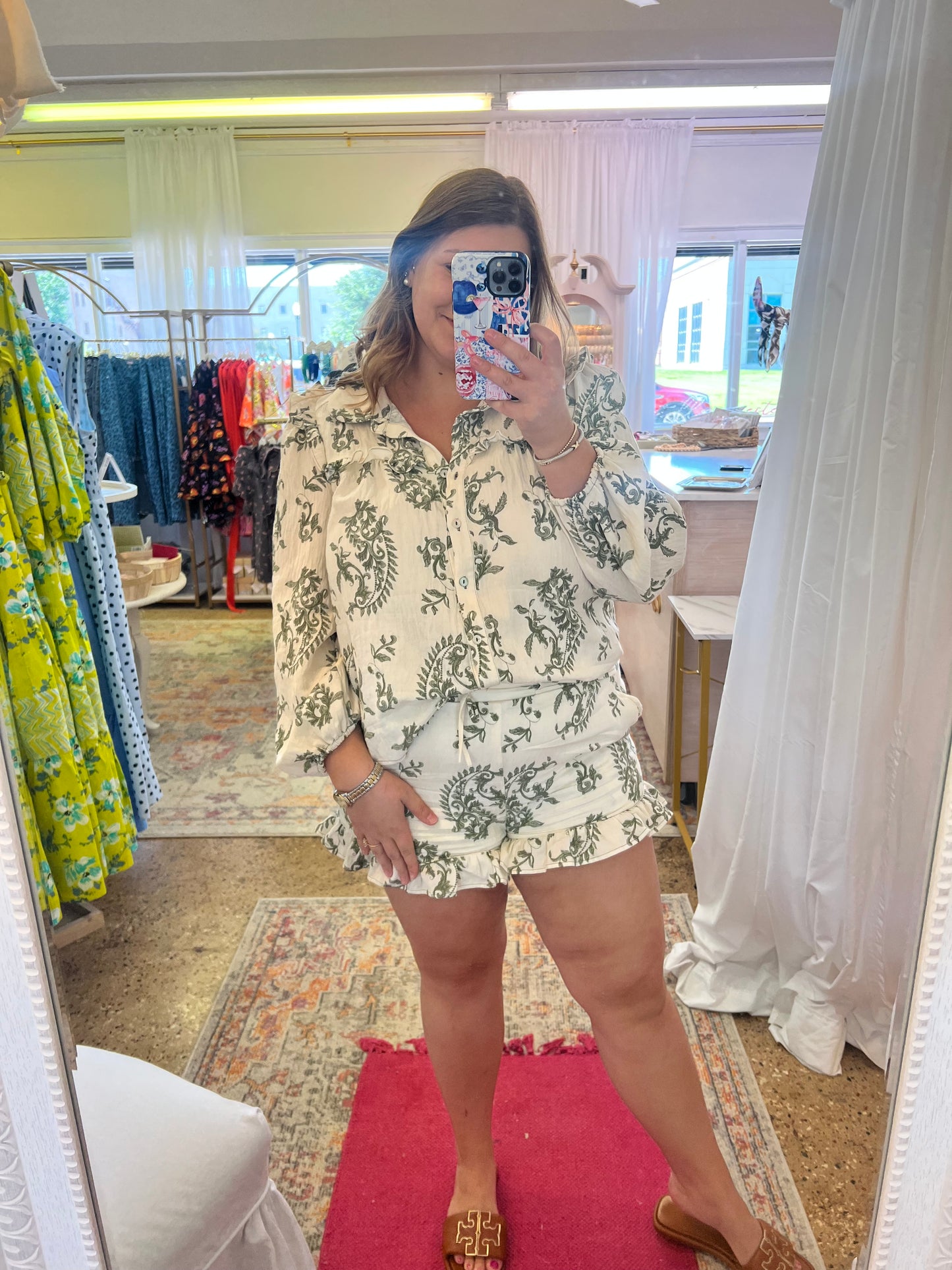 Floral Babydoll Short Set