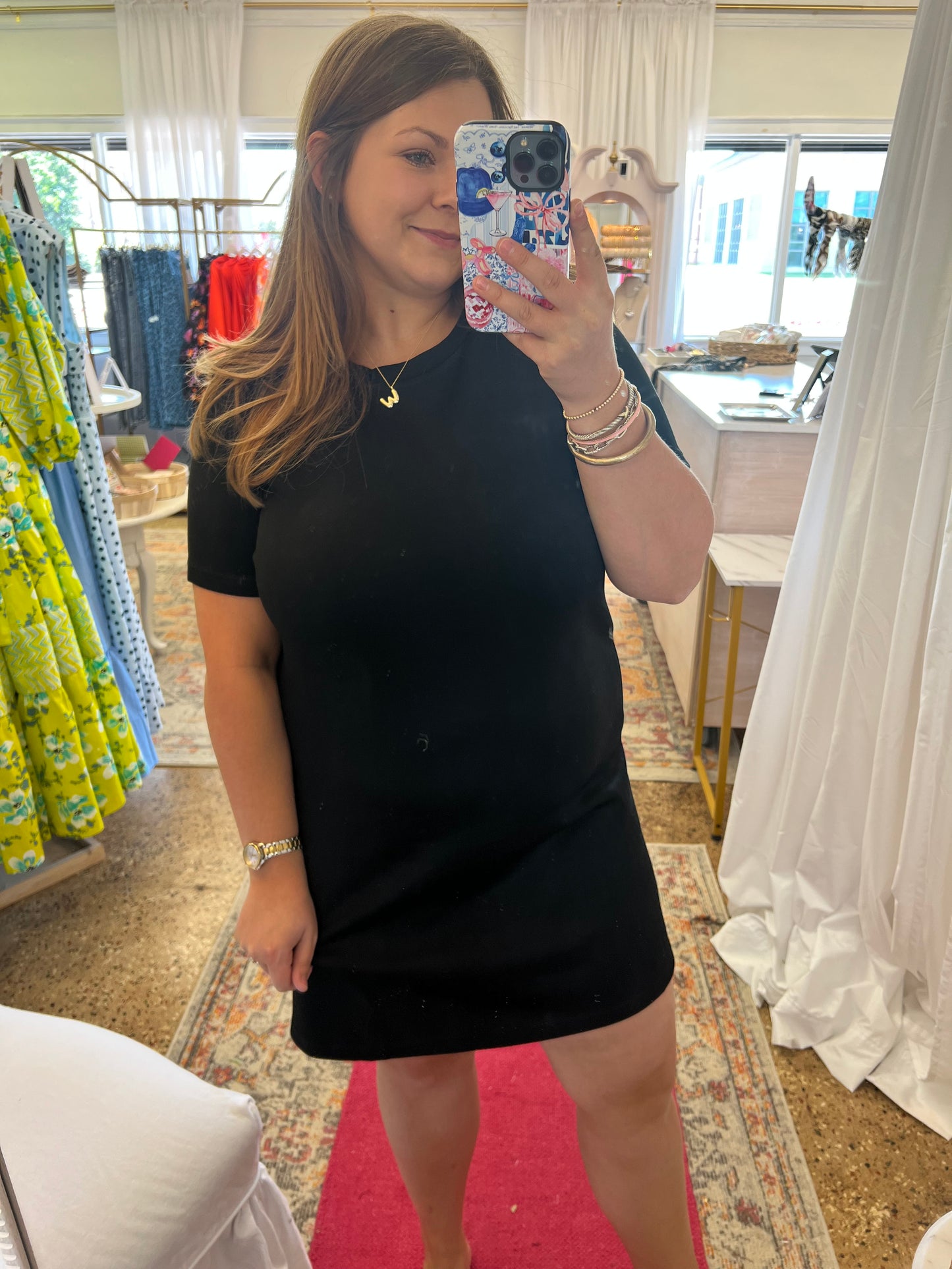 P. CILL Butter Modal Short Sleeve Dress