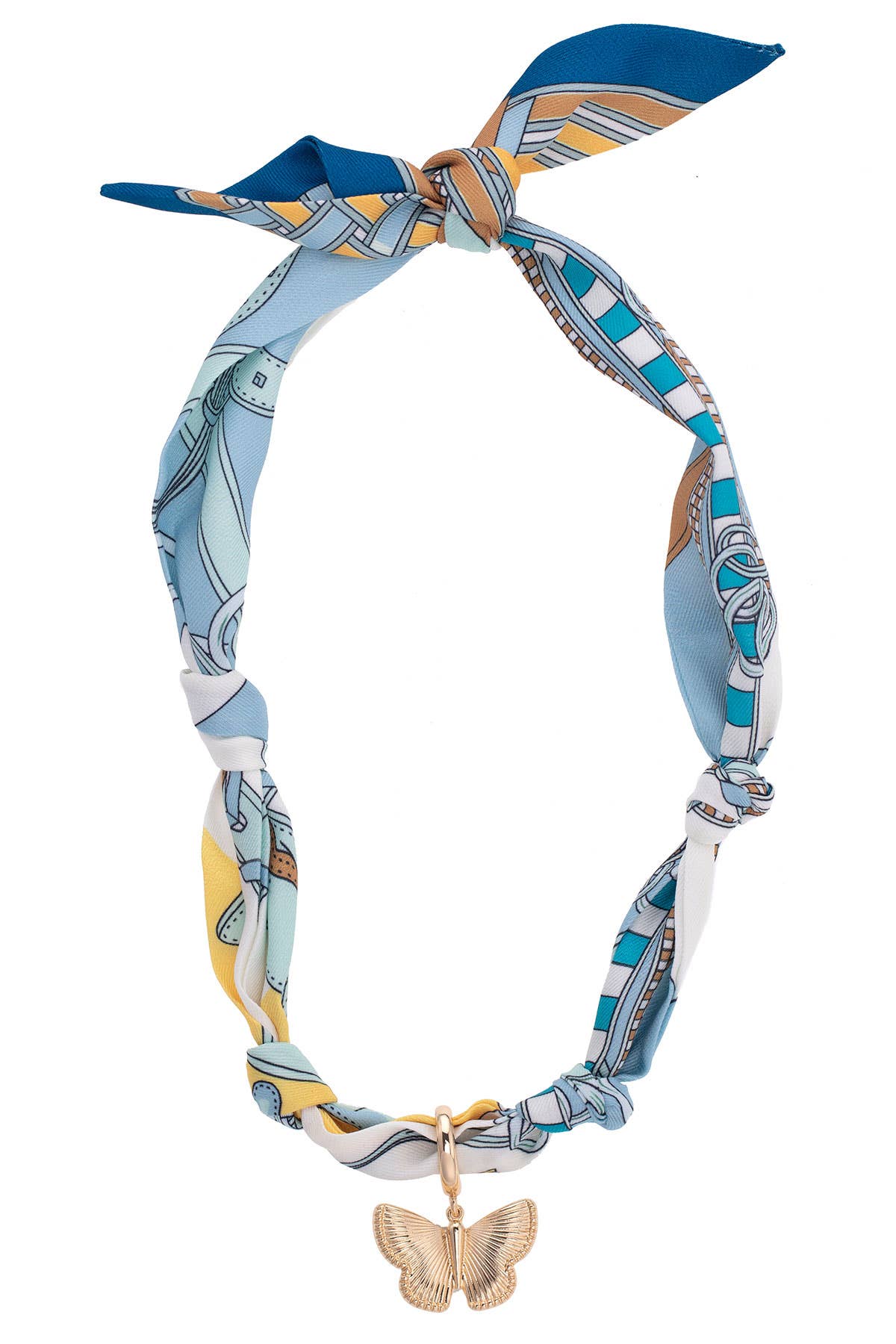 Desiree Butterfly Scarf Necklace