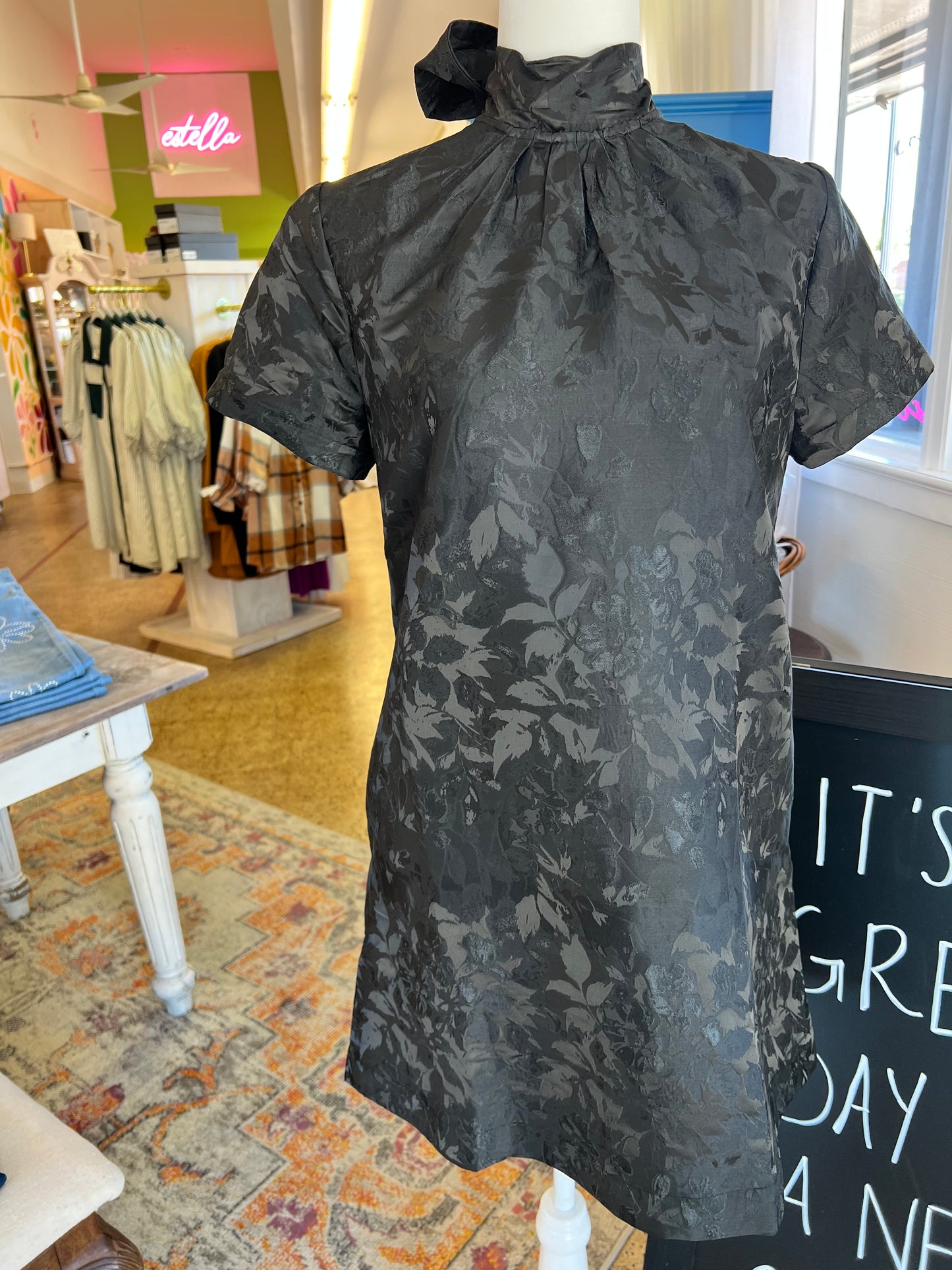 Tie Back Mini Dress