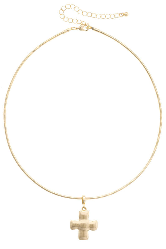Cross Collar Necklace