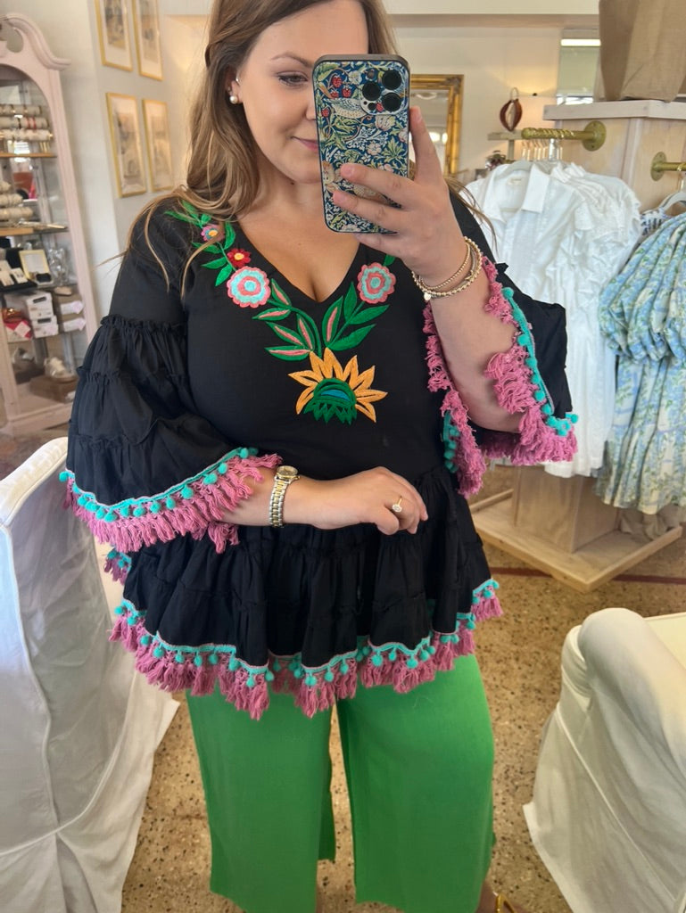 Madrid Embroidered Blouse