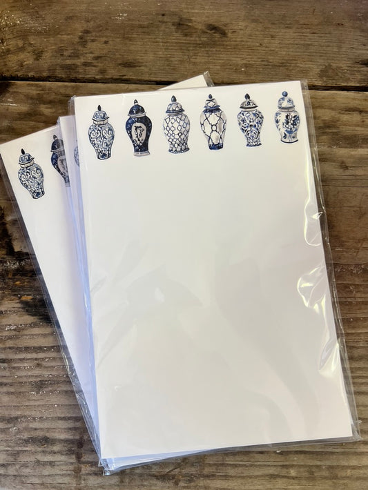 Chinoiserie Urn Jumbo Note Pad