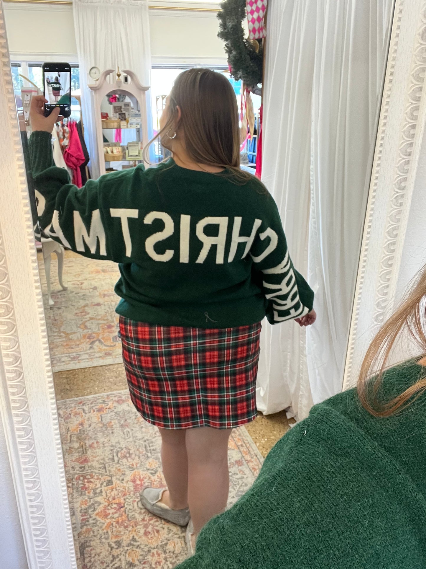 Oversize Christmas Back Sweater