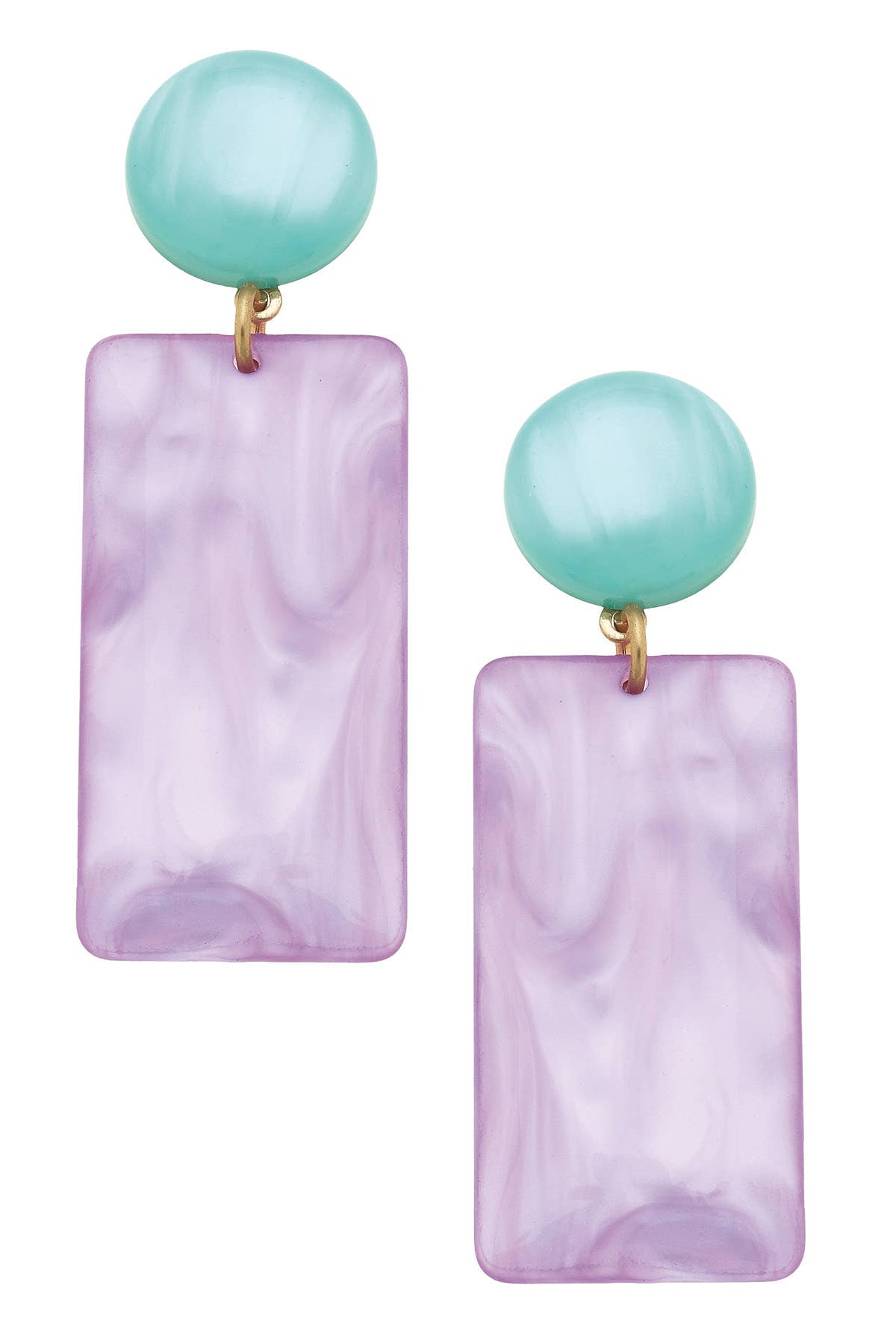 Sophie Marbled Resin Earrings