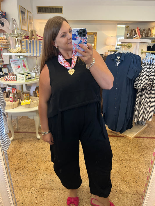 Tie-top Jogger Pant Set