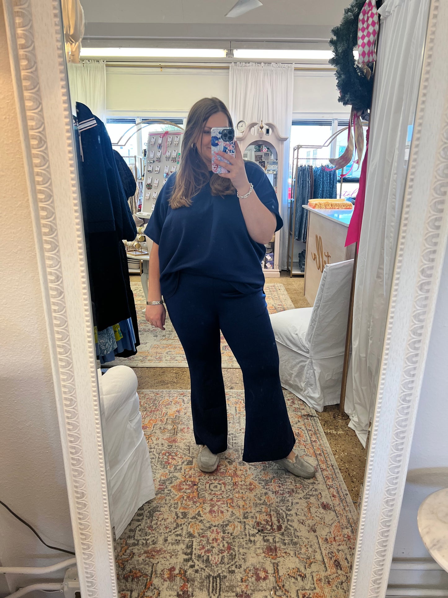 Poncho Top + Bell Bottom Modal Set