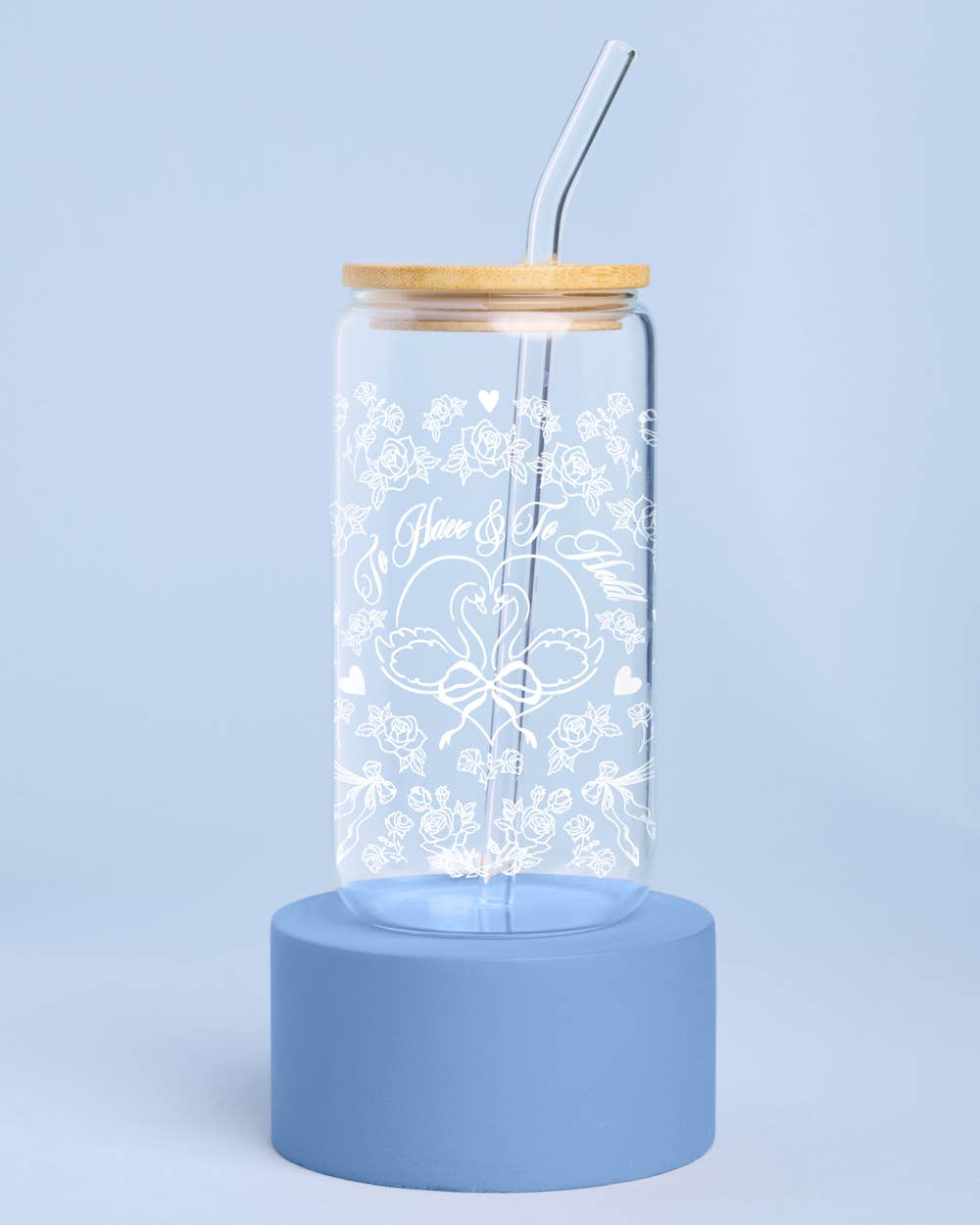 To Have And To Hold Swan Tumbler