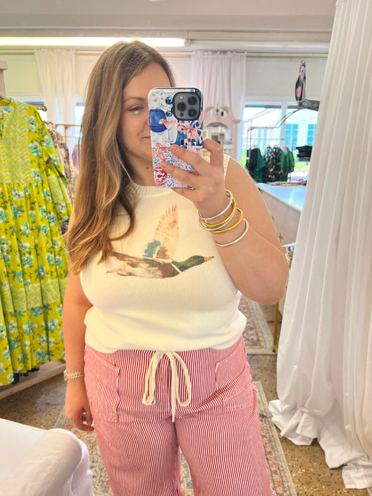 Mallard sleeveless sweater