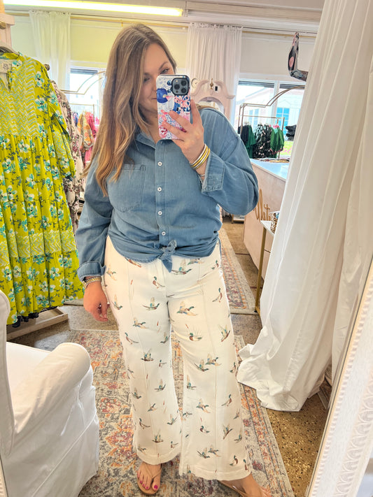 Mallard wide leg jeans