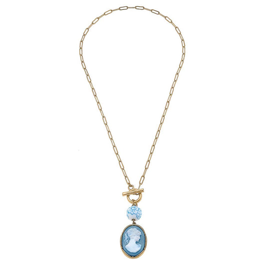 Vesper Cameo Pendant Necklace