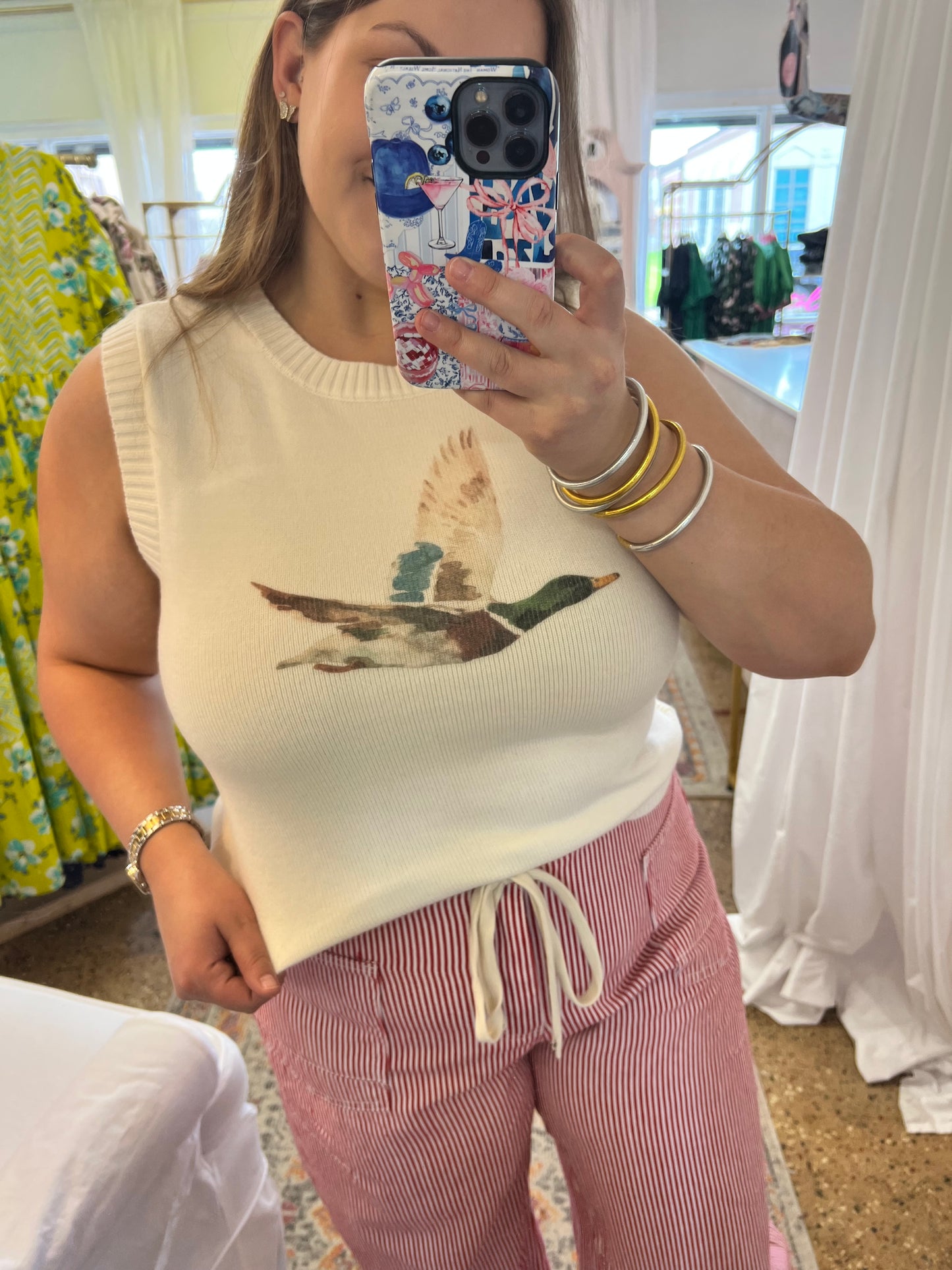 Mallard sleeveless sweater