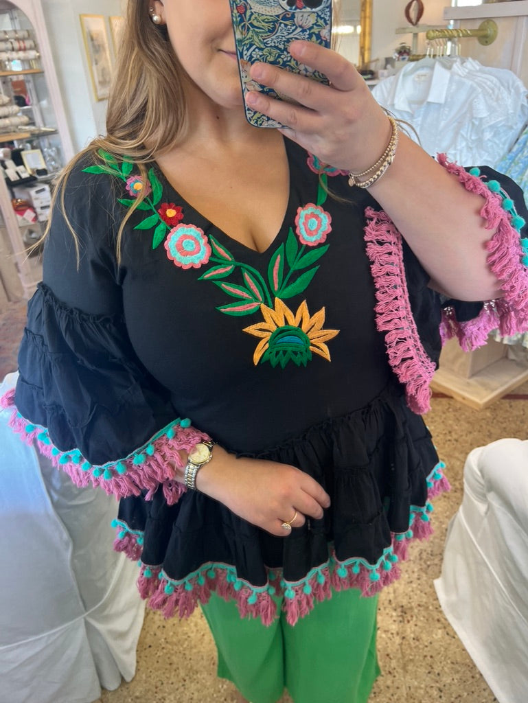 Madrid Embroidered Blouse