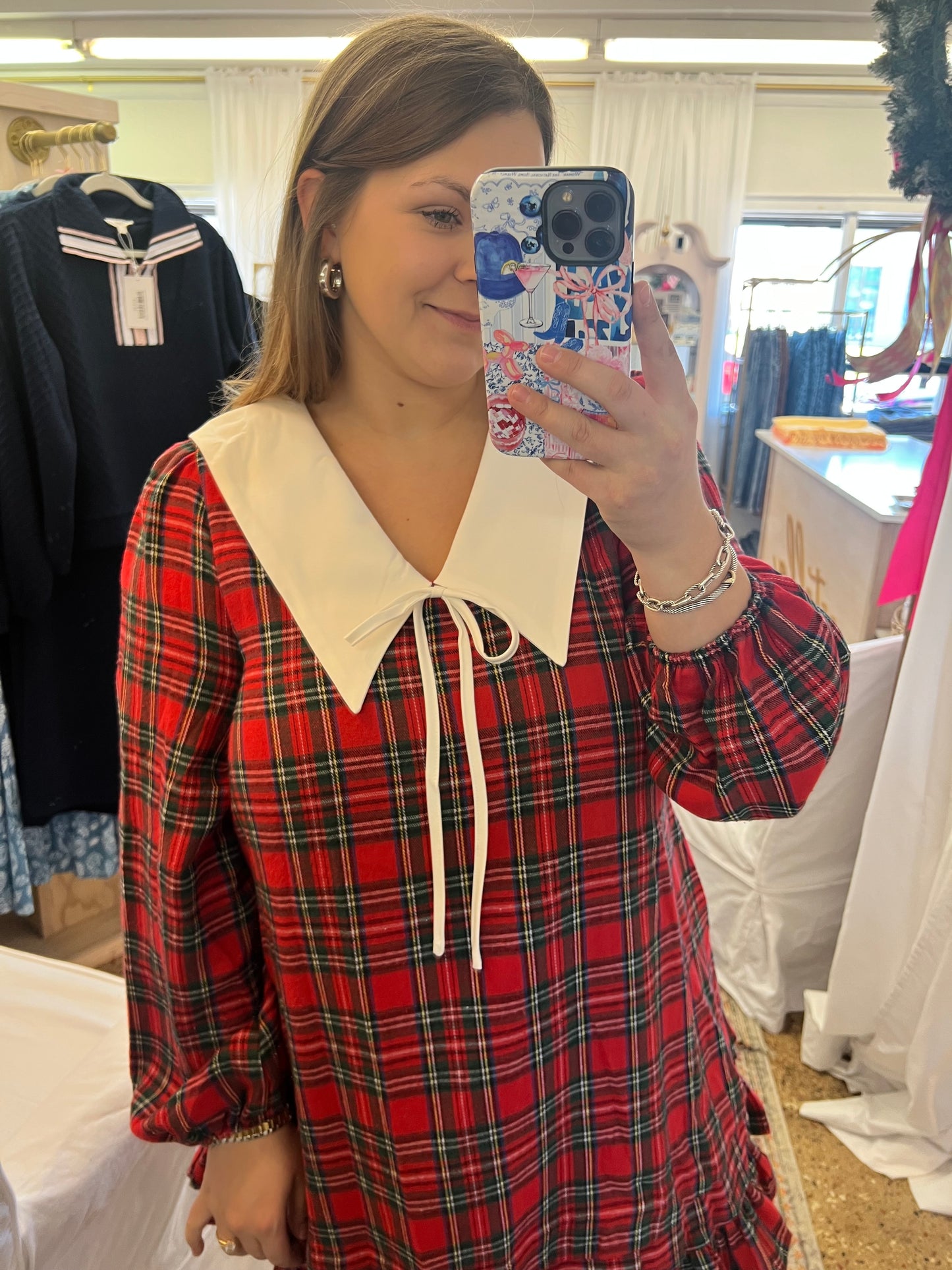 Tartan Sailor Collar Dress