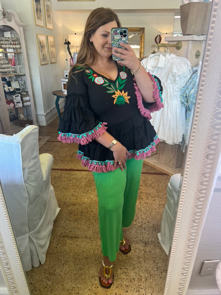 Madrid Embroidered Blouse