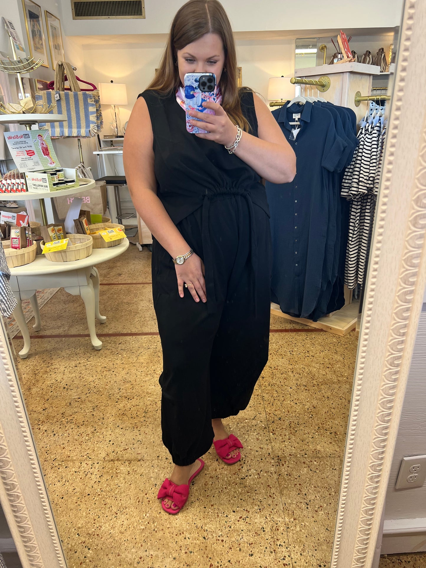 Tie-top Jogger Pant Set