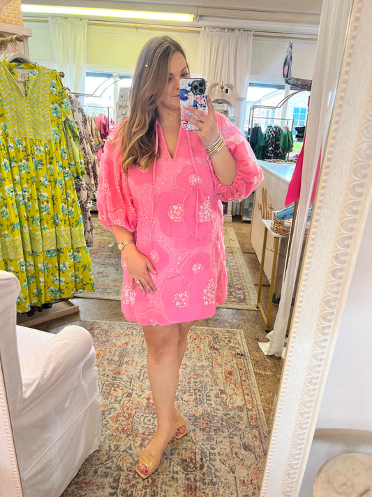 Pretty in Pink Mini Dress