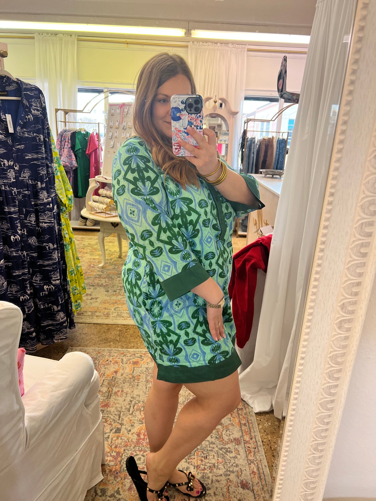 Palm Beach Collared Mini Dress