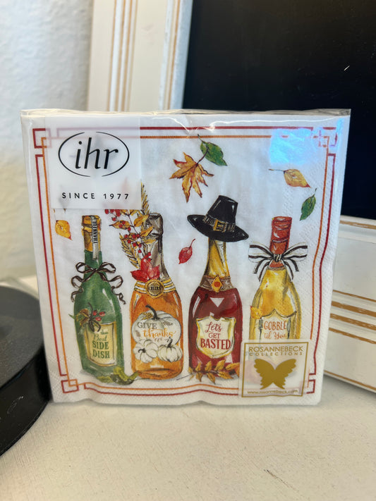Fall Bottles Cocktail Napkins