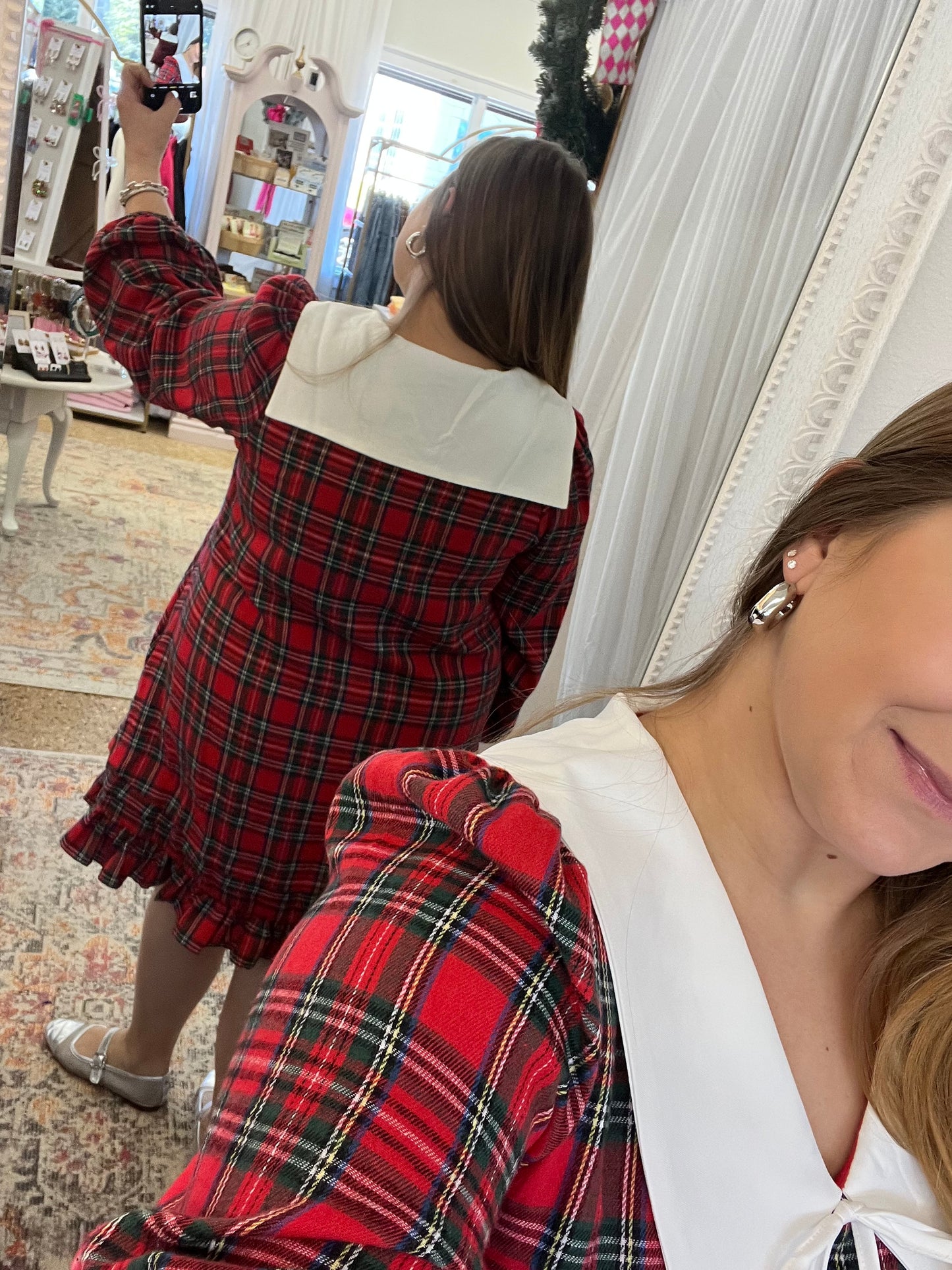 Tartan Sailor Collar Dress