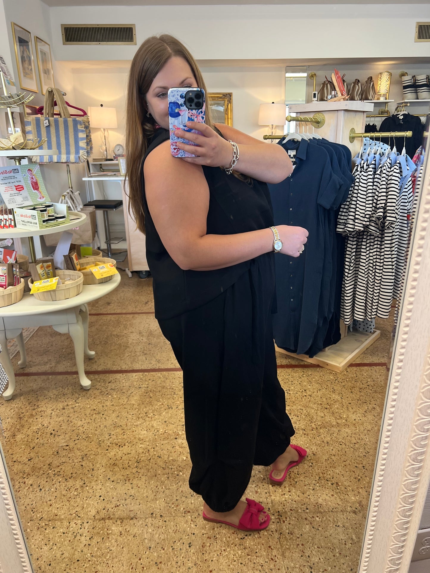 Tie-top Jogger Pant Set