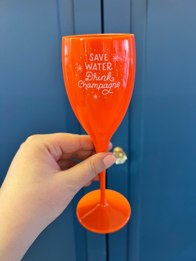 Acrylic Champagne Flutes
