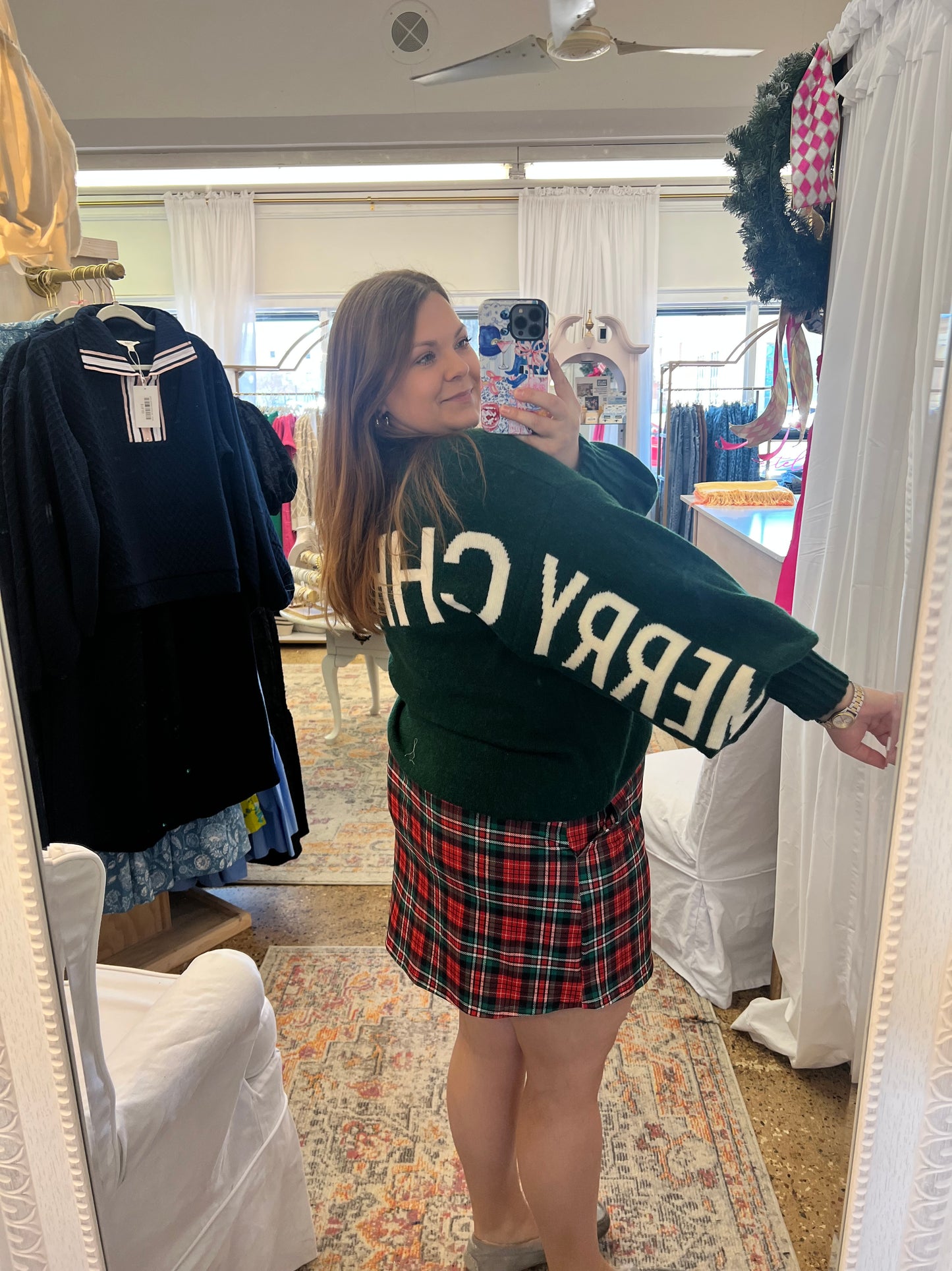 Oversize Christmas Back Sweater