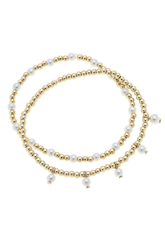 Aspen Delicate Pearl Stretch Bracelets