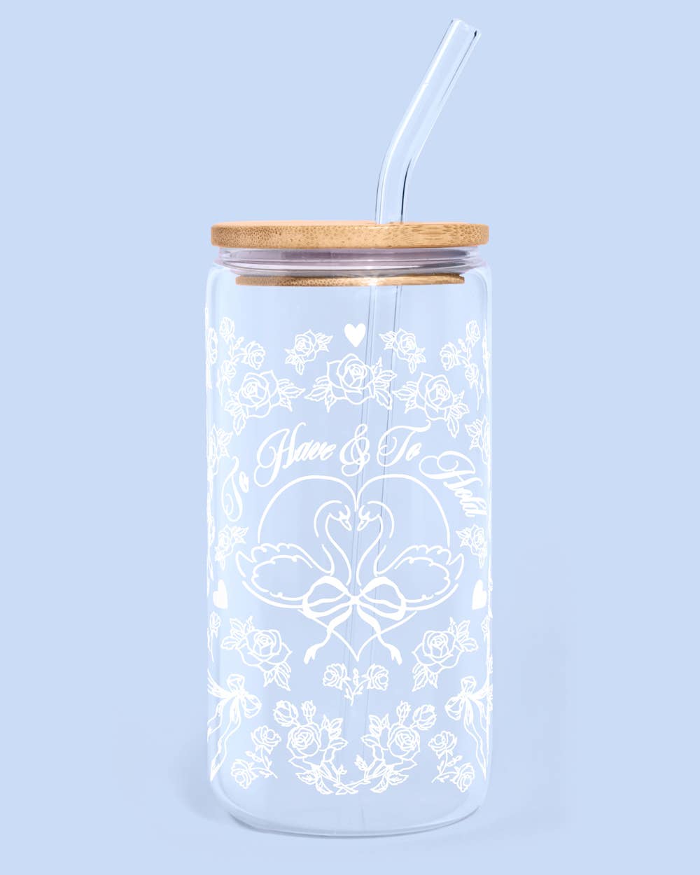 To Have And To Hold Swan Tumbler
