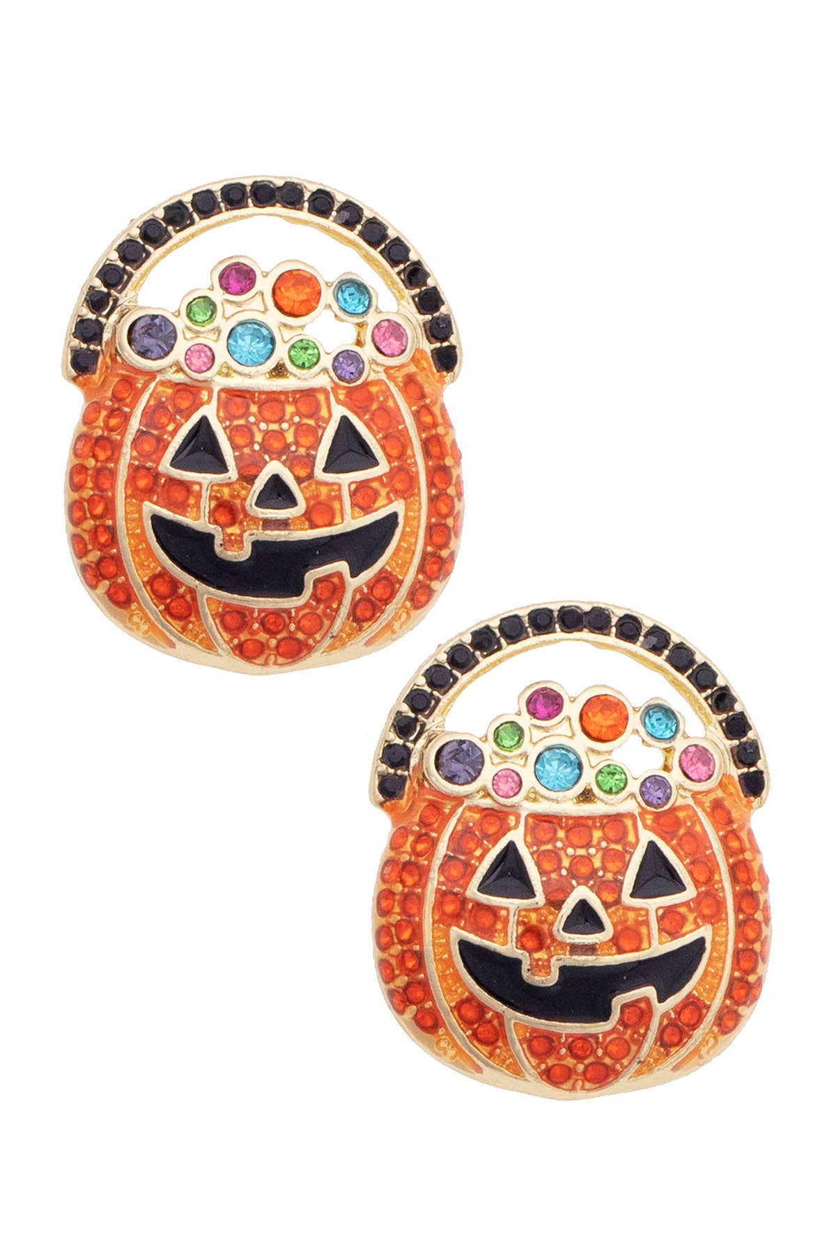 Jack-O'-Lantern Studs