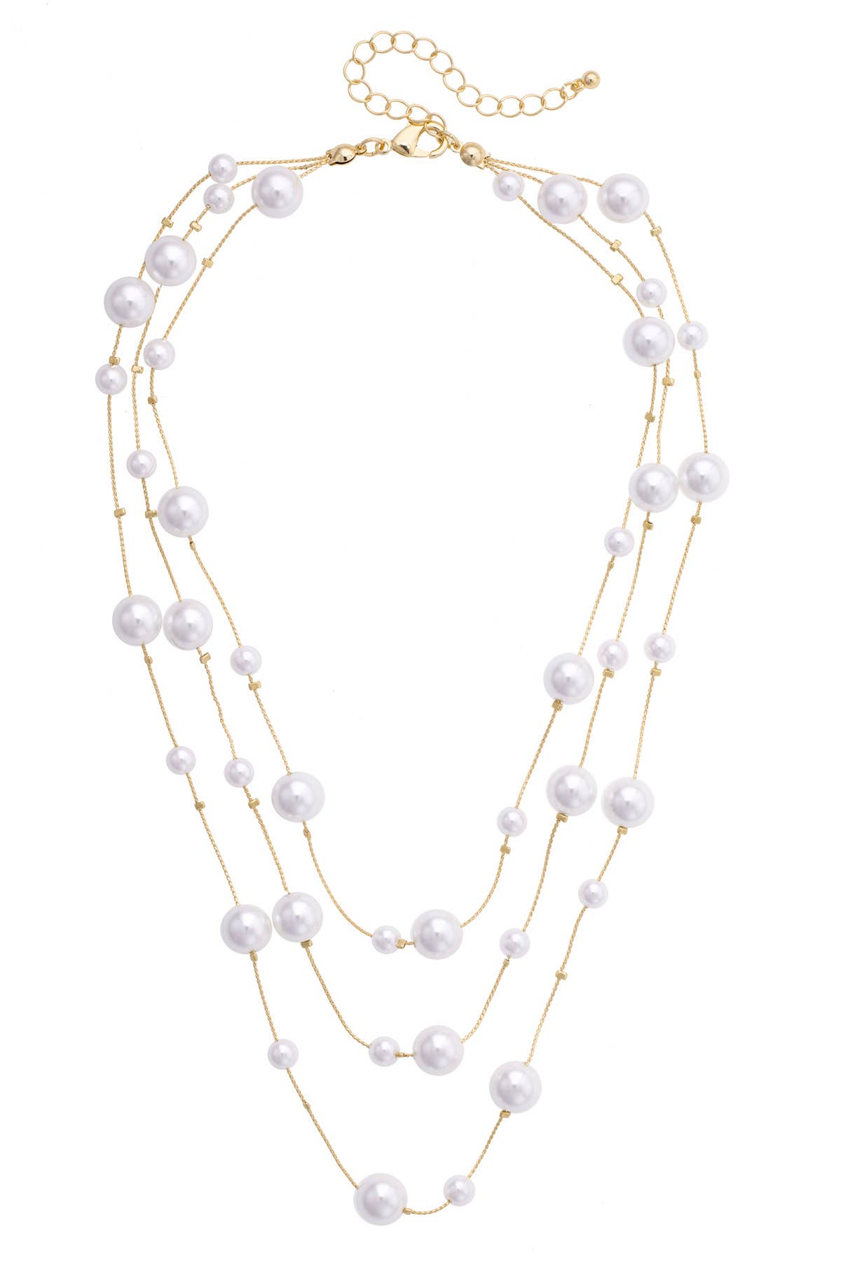 Simone Multi Pearl Layered Necklace