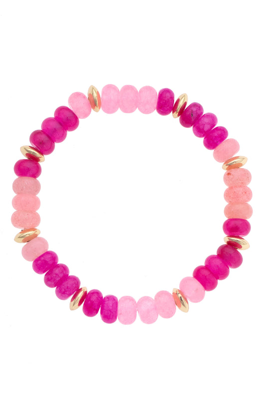 Mimi PINK Beaded Bracelet