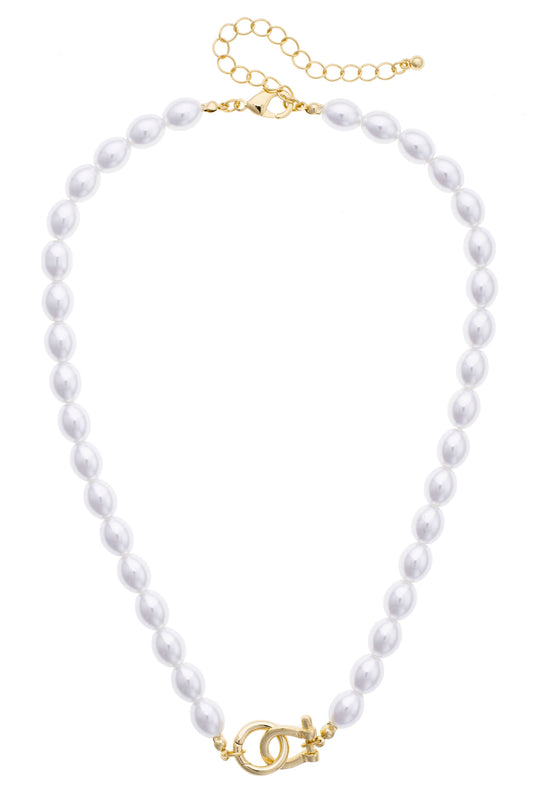 Celia Pearl Beaded Necklace